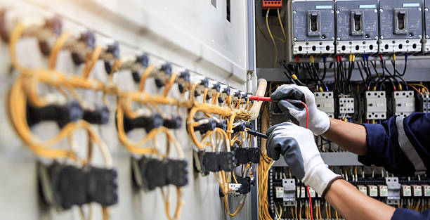 Professional Electrician technician working in South Padre Island, TX